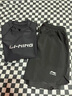 李寧（LI-NING） 泳褲男士專(zhuān)業(yè)泳衣泳褲套裝成人沙灘褲舒適防霧泳鏡泳帽游泳裝備 短袖四件套【337】 L 【身高170-175體重55-65kg】 曬單實(shí)拍圖