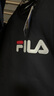 FILA 斐暖科技|斐樂(lè )官方情侶男裝2025冬新款時(shí)尚休閑加絨針織套頭衛衣 正黑色-BK XL XL 180/100A 曬單實(shí)拍圖
