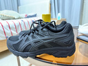亞瑟士（asics）男款JOG 100T寬楦休閑鞋防滑軟底運動(dòng)鞋1021A463-001 黑色 41.5 曬單實(shí)拍圖