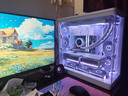 愛(ài)國者（aigo）星璨 辰 屏顯版 白色 游戲電腦臺式ATX主機箱 360水冷位/一體弧面玻璃/左右分倉海景房/5090顯卡 曬單實(shí)拍圖