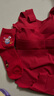 yffcool本命年大紅色女童背心文胸套裝12歲馬年兒童發(fā)育期無(wú)痕內衣內褲13 短款背心+三角褲+紅襪+紅繩 150 L(70-100斤) 曬單實(shí)拍圖