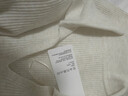 優(yōu)衣庫女裝可機洗羅紋半開(kāi)領(lǐng)針織衫/毛衣25秋冬新款480414 30 淺米色 S 曬單實(shí)拍圖