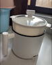 美的（Midea）電煮鍋 宿舍小電鍋 電蒸鍋 學(xué)生寢室一體泡面小火鍋 多功能鍋 XZE1613 1.7L 配蒸籠【國家補貼】 曬單實(shí)拍圖