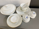 寰影2025新款景德鎮高溫白瓷碗盤(pán)餐具一整套自用現代輕奢陶瓷碗碟套裝 湯煲配置（高檔錦盒包裝） 70頭 曬單實(shí)拍圖