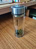 希諾雙層玻璃杯男家用商務(wù)辦公泡茶杯子車(chē)載過(guò)濾水杯XN-6701 265mL 曬單實(shí)拍圖