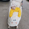 優(yōu)萌嬰兒推車(chē)蓋毯秋冬季外出寶寶保暖防風(fēng)斗篷背帶腰凳兒童擋風(fēng)罩抱毯 米色【推車(chē)蓋毯/腰凳防風(fēng)斗篷】 72*80cm 曬單實(shí)拍圖