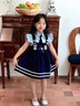 迪士尼朱迪兔子警官女童新款小飛袖連衣裙JK學(xué)院風(fēng)洛麗塔cos夏裝假兩件 連衣裙 無(wú)包 100 裙長(cháng)53cm 曬單實(shí)拍圖