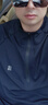 KOLON SPORT/可隆戶(hù)外吸濕速干T恤 男子S-FUNCTIONAL半拉鏈長(cháng)袖內搭 LHZT5AN023-BK 黑色 XL 180/100A 曬單實(shí)拍圖