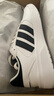 adidas COURTBEAT休閑舒適低幫籃球風(fēng)板鞋男女阿迪達斯官方輕運動(dòng)   白色/黑色   42 曬單實(shí)拍圖