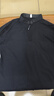 JIAYE2024新款小立領(lǐng)男士長(cháng)袖polo衫半拉鏈時(shí)尚休閑秋衣單件秋裝打底衫 #C0017黑色 2XL 【建議130-145斤】 曬單實(shí)拍圖