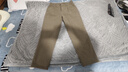 千紙鶴【歐棉絨】男士春秋季新款燈芯絨寬松直筒工裝休閑褲子男小錐褲 02D卡其 加絨 33 曬單實(shí)拍圖