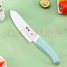 張小泉小廚刀陶瓷刀家用切片刀廚房菜刀具寶寶輔食刀削皮刀瓜果刀帶刀套 曬單實(shí)拍圖