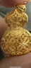 金至尊（3DG Jewellery）國潮黃金吊墜花絲金葫蘆足金999吊墜金墜子生日禮物計價(jià) 金重6.69克-多退少補（配珠寶禮盒） 曬單實(shí)拍圖