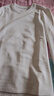 拇指白小T熱力加厚加絨長(cháng)袖T恤秋冬新款保暖百搭打底衫 男款白色 2XL 曬單實(shí)拍圖