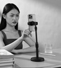 小天(JOPREE)手機(jī)支架桌面直播支架可360°旋轉(zhuǎn)升降俯拍居家懶人追劇看電視拍抖音視頻網(wǎng)課多功能支架 曬單實(shí)拍圖