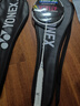 YONEX尤尼克斯羽毛球拍天斧進(jìn)攻高磅全碳素進(jìn)階AX10白亮黑已穿線(xiàn)附手膠 曬單實(shí)拍圖