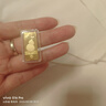 明牌珠寶教師節禮物足金黃金福祿生財金條投資金送禮AFQ0184 金條 10克 曬單實(shí)拍圖
