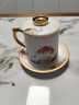宜杯子 羊脂玉瓷茶杯家用陶瓷馬克杯辦公杯帶過(guò)濾茶水分離水杯商務(wù)禮物 羊脂玉瓷錦鯉荷趣辦公杯 曬單實(shí)拍圖