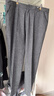 伊玟格格女西褲春秋中老年女褲直筒灰褲子高腰媽媽褲中年西裝褲女 灰色(春秋冬煙灰色) 5XL  2尺9腰圍35碼(160斤以下穿) 曬單實(shí)拍圖