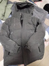 羅蒙白鴨絨羽絨服男士連帽潮流2025年新款中青年帥氣百搭加厚保暖外套 石墨灰色 3XL （推薦130-145斤） 曬單實(shí)拍圖