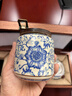 阿貍的愛(ài)汝窯功夫茶具整套套裝伴手禮商務(wù)禮品父親生日禮物男士送爸爸老師 青花招財纏枝提梁壺高端禮盒裝 送長(cháng)輩喬遷禮物退休紀念品實(shí)用 曬單實(shí)拍圖