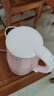 美的（Midea）電熱水壺家用電水壺燒水壺 雙層防燙 0涂層食品級304不銹鋼 1500W快速沸騰 1.7L大容量 HJ1705 曬單實(shí)拍圖