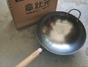 章?tīng)钤虑鸪村佽F鍋無(wú)涂層家用不粘鍋已開(kāi)鍋手工精鐵老式炒菜鍋燃氣灶 36cm大師款帶耳（蓋子鏟子） 36cm 曬單實(shí)拍圖