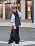 魅樂(lè )凱兒童街舞潮服男童潮牌嘻哈套裝少兒hiphop演出服酷女童爵士舞服裝 字母白衣 150 （尺碼寬松） 曬單實(shí)拍圖