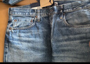 Levi's?BLUETAB?【商場(chǎng)同款】25年秋冬新款男士牛仔褲501A5875 航海藍 34 (32) 曬單實(shí)拍圖
