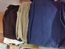 優(yōu)衣庫女裝麻混紡松緊長(cháng)褲/休閑褲473791 69 藏青色 M /160/66A 曬單實(shí)拍圖