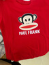 大嘴猴（paul frank）童裝衛衣2025秋冬款男女童舒適保暖多色中大童潮流百搭外套 249F紅色 150 曬單實(shí)拍圖