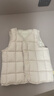 嘟嘟家男童馬甲秋冬寶寶童裝坎肩冬裝嬰兒衣服背心洋氣女童馬夾 米白色 曬單實(shí)拍圖