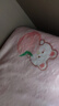 博洋寶貝（Beyond Kids）A類(lèi)兒童毛毯冬季加厚牛奶絨毯子幼兒園午睡珊瑚絨蓋毯被子 四季通用雙面牛奶絨—兔兔桃桃 150*200cm 曬單實(shí)拍圖