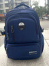 卡樂(lè )星新款男生初中高中小學(xué)生減負書(shū)包三到六年級背包大容量輕便雙肩包 中號藍色(適合3-6年級) 曬單實(shí)拍圖