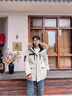 雪中飛高端白鵝絨羽絨服男女款2025秋冬季新款貉子毛領(lǐng)加厚連帽外套 黑色 3XL 建議170-190斤穿 曬單實(shí)拍圖