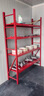 消防器材架紅色貨架消防站消防員裝備存放架展示架滅火器放置架 1米高2層主架 長(cháng)200cm*寬50cm 層載600斤 曬單實(shí)拍圖