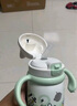 babycare西高地保溫杯學(xué)飲兒童寶寶學(xué)生上學(xué)水壺吸管直飲杯外出6月+-小綠 曬單實(shí)拍圖