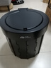 牧高笛（MOBIGARDEN）戶(hù)外折疊坐便器露營(yíng)野營(yíng)便攜式馬桶旅行應急廁所輕量可折疊 曜石黑-圓形坐墊 曬單實(shí)拍圖