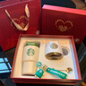 星巴克杯子禮盒保溫杯伴手禮禮物不銹鋼水杯情侶對杯咖啡杯吸管杯 紅色雙杯禮盒 曬單實(shí)拍圖