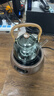 全度玻璃提梁壺家用小型電陶爐煮茶器燒水壺大容量保溫玻璃茶壺 提梁壺（煙灰色）+康米電陶 曬單實(shí)拍圖