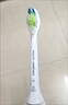 飛利浦（PHILIPS）電動(dòng)牙刷刷頭  鉆石亮白型刷頭W2 HX6063/67 3支裝白色 適配鉆石3系、5系、9系 曬單實(shí)拍圖