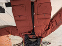 波司登（BOSIDENG）25年新款男女兒童短款5A抗菌4防面料大兜連帽羽絨服T250246915DS 深雅紅|1697 165 /84 約 155-165cm 54kg 曬單實(shí)拍圖
