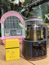 格麗思（GREENIS）煮茶壺養生壺 純鈦噴淋式加熱煮茶器一體式燒水壺蒸茶壺 辦公室蒸茶器茶水分離 電茶壺圍爐煮茶 深空灰禮盒裝（純鈦壺底-單直筒茶漏） 曬單實(shí)拍圖
