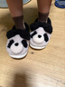 巴拉巴拉男童棉拖鞋熊貓可愛(ài)小女孩室內家居包跟毛茸棉鞋兒童保暖毛毛鞋冬 曬單實(shí)拍圖