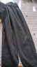 九分毛呢褲女煙管褲秋冬新款加絨加厚窄版直筒褲女小個(gè)子寬松休閑 黑灰加絨冬款 XL 碼29碼二尺二 曬單實(shí)拍圖