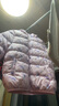 迪士尼兒童羽絨服輕薄童裝女童棉服外套2025秋冬新款寶寶短款羽絨服衣服 曬單實(shí)拍圖