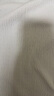 優(yōu)衣庫女裝紋理感方領(lǐng)T恤/短袖內搭顯瘦479585 01 乳白色 M /160/84A 曬單實(shí)拍圖