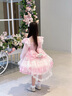 G.DUCKKIDS小黃鴨公主裙女童秋裝連衣裙美樂(lè )蒂生日禮服兒童蓬蓬裙女孩洛麗塔 粉色 100 尺碼2~3歲【 90-100cm】 曬單實(shí)拍圖