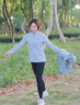 KOLON SPORT/可隆軟殼三合一夾克  女士防潑水防風(fēng)GTX戶(hù)外沖鋒衣 LKGJ5WN074-LB 淺藍色 M 165/88A 曬單實(shí)拍圖