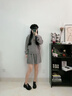回力女鞋厚底樂(lè )福鞋女春夏季新款英倫風(fēng)黑色小皮鞋女百搭休閑單鞋 黑色（C扣 ） 37 曬單實(shí)拍圖